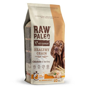 RAW PALEO HG CHICKEN sausā suņu barība Vista, mieži 10kg